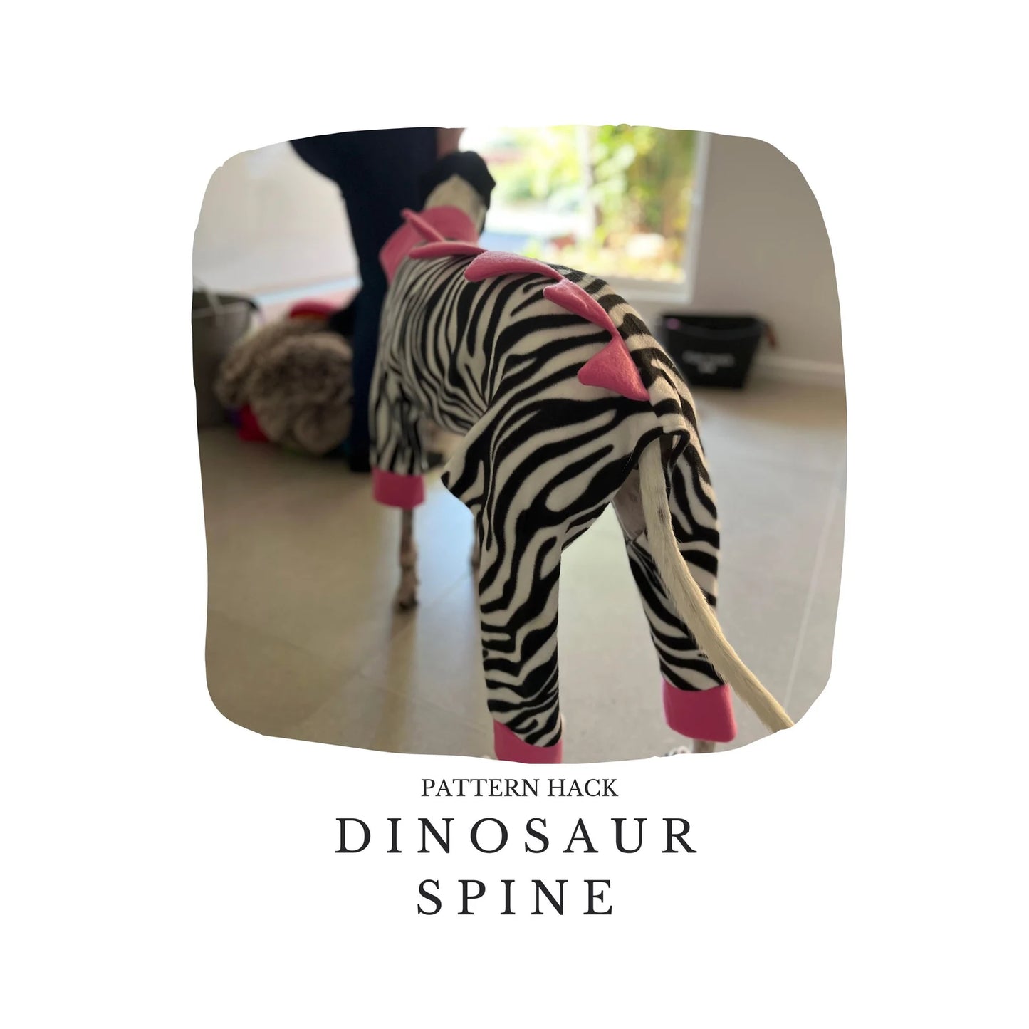 Dinosaur Onesie Sewing Pattern for Dogs – Whippet & Greyhound Fit (Digital Download)