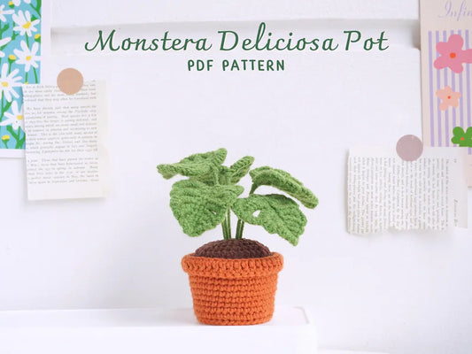 Monstera Deliciosa – Patron Crochet PDF