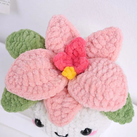 Orchid Flower Pot Crochet Pattern – Elegant, Easy & Everlasting