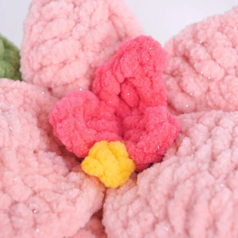 Orchid Flower Pot Crochet Pattern – Elegant, Easy & Everlasting