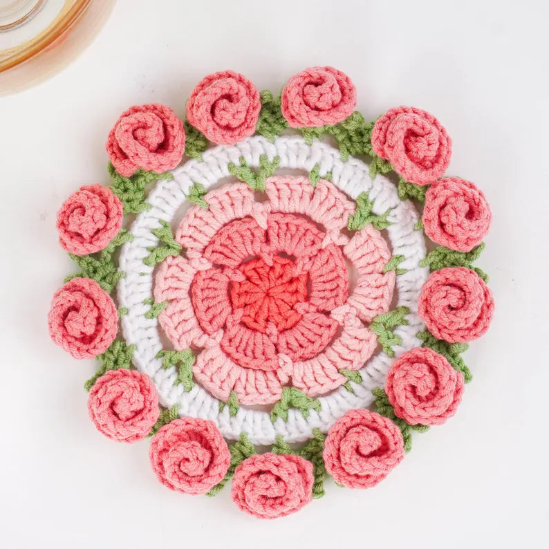 🌹 Crochet a Rose That Will Never Wilt – Perfect for Home or Gifts